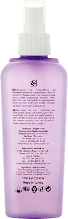 Gesichtswasser Rosenwasser mit Hyaluronsäure, 200 ml