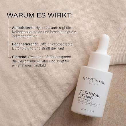 Serum Botanical Lifting Effect, 30 ml Rosental Organics