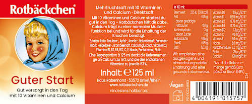 Mini Sap Goede Start, 125 ml