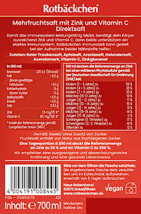 Saft Immunstark mit Zink und Vitamin C, 700 ml