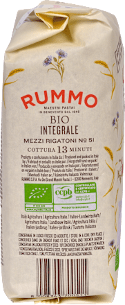 Nudeln, Rigatoni aus Weizen, Vollkorn, No.51, 500 g