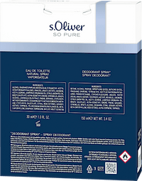 Cadeauset so pure men Eau de Toilette 2 stuks, 1 st