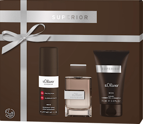 Superior Men Trio Eau de Toilette Geschenkset, 3 stuks, 1 st.
