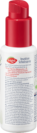 Insektenschutzspray Aktiv Forte, 100 ml S-QUiTO free