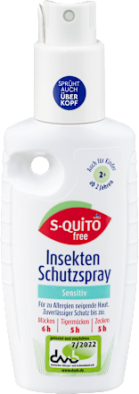 Insectenwerende spray voor gevoelige huid, 100 ml