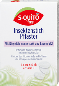 Insektenstich Pflaster, 30 St S-QUiTO free