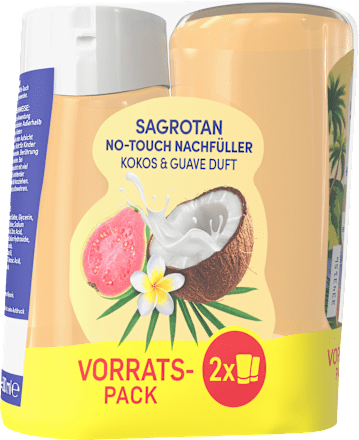 Flüssigseife No Touch Hawaii, Nachfüllpack (2x250 ml), 500 ml