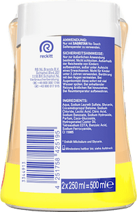 Flüssigseife No Touch Hawaii, Nachfüllpack (2x250 ml), 500 ml