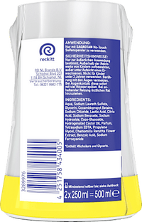 Navulverpakking No-Touch Kamille Vloeibare Zeep (2 x 250 ml), 500 ml