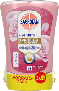 Flüssigseife No Touch Rose & Shea Nachfüllpack (2x250 ml), 500 ml