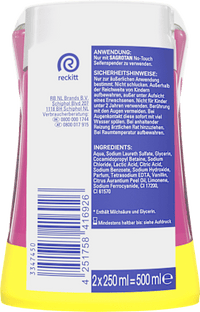Flüssigseife No Touch Wildbeere, Nachfüllpack (2x250 ml), 500 ml