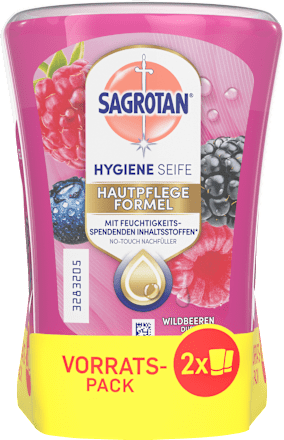Flüssigseife No Touch Wildbeere, Nachfüllpack (2x250 ml), 500 ml