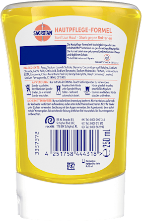Flüssigseife No-Touch Zitrone, Nachfüllpack, 250 ml