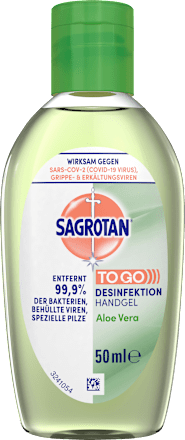 Handdesinfektionsgel Aloe Vera, Reisegröße, 50 ml
