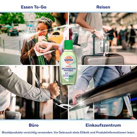 Handdesinfektionsgel Aloe Vera, Reisegröße, 50 ml