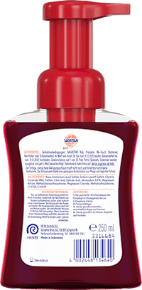 Fluweelzachte schuimzeep, 250 ml