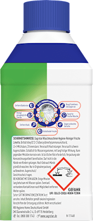 Wasmachinereiniger hygiëne, 7 in 1, 250 ml