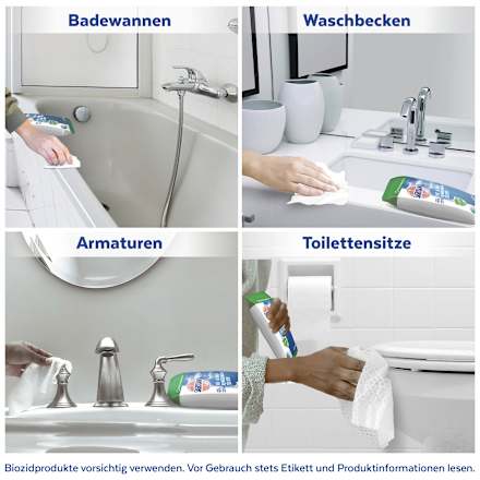 WC-Reinigungstücher Desinfektion, 60 St