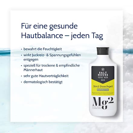 Duschgel Sensitiv 3in1, 250 ml