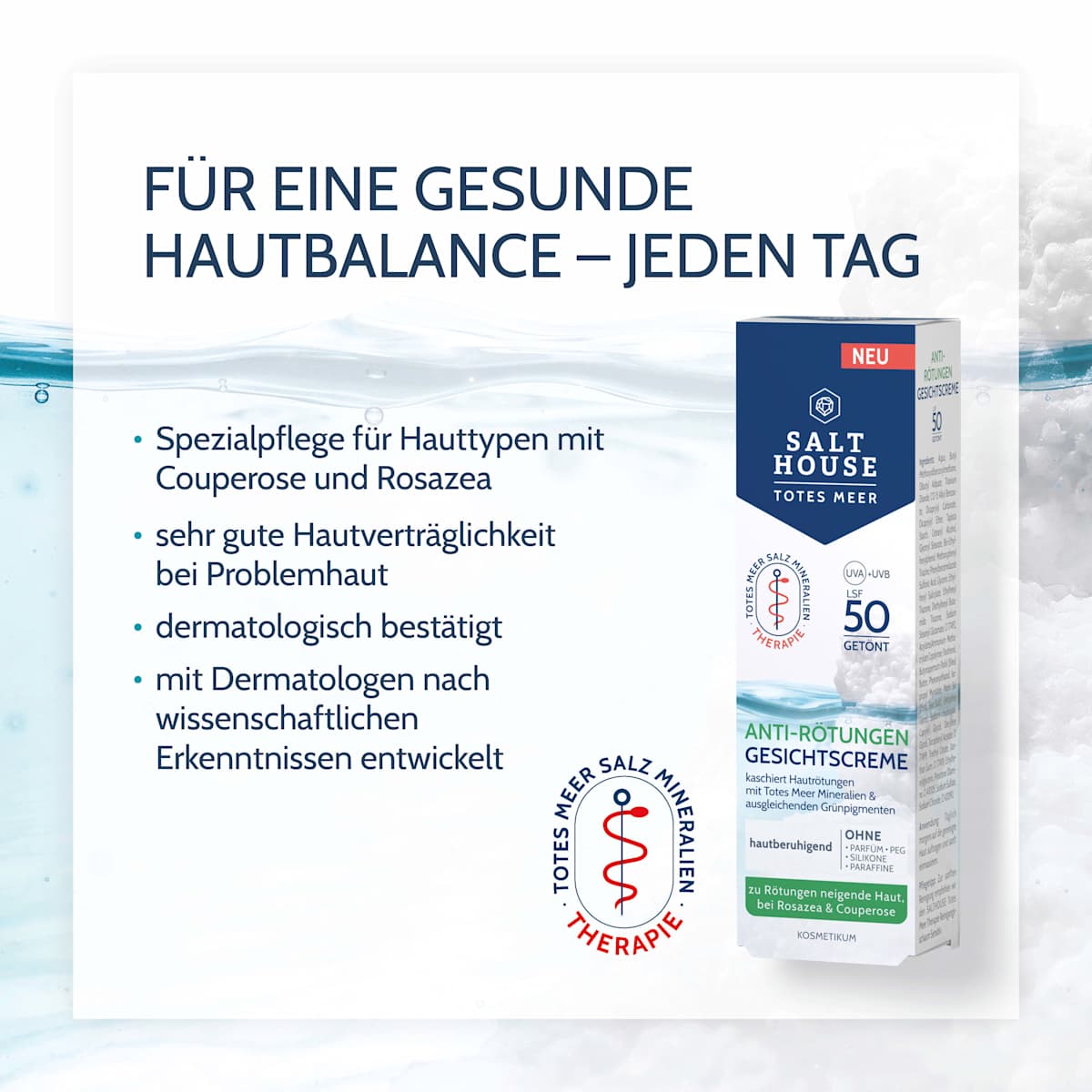 Salthouse Gesichtscreme Anti Rötungen, 30 ml