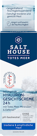 Gesichtscreme Totes Meer Hyaluron, 50 ml