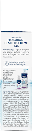 Dode Zee hyaluronzuur gezichtscrème, 50 ml