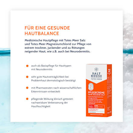 Pflegecreme sehr trockene Haut, 75 ml