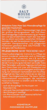 Pflegecreme sehr trockene Haut, 75 ml