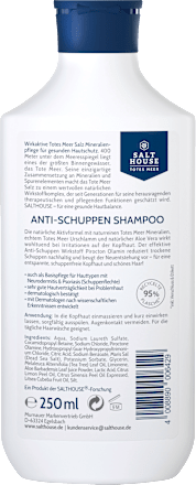 Shampoo Anti-Schuppen Totes Meer, 250 ml