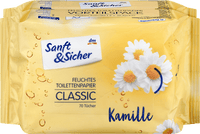 Feuchtes Toilettenpapier Classic Kamille (2x70 Stück), 140 St