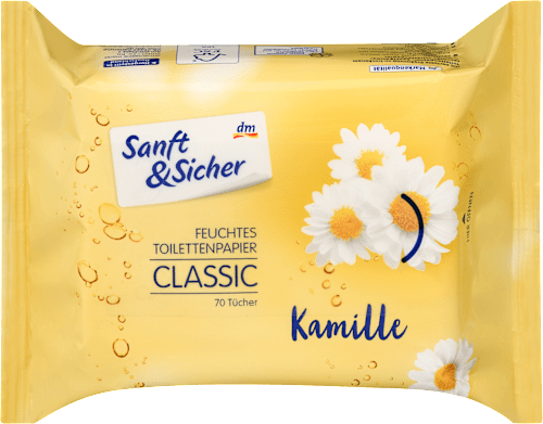 Feuchtes Toilettenpapier Classic Kamille, 70 St