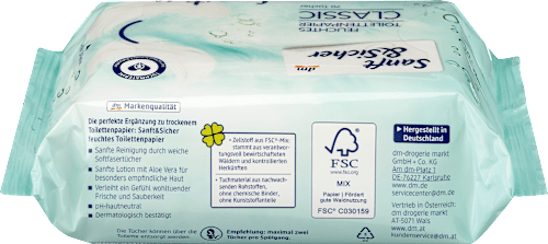 Vochtig toiletpapier Classic Sensitive, 70 stuks