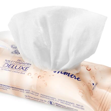 Feuchtes Toilettenpapier Deluxe Cashmere, Reisegröße, 10 St