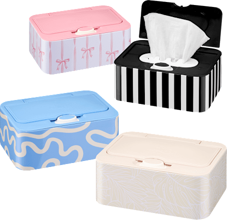 Feuchtes Toilettenpapier Deluxe Kamille Metallbox, 50 St