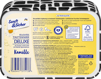 Vochtig toiletpapier Deluxe Kamille Metalen doos, 50 stuks