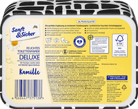 Vochtig toiletpapier Deluxe Kamille Metalen doos, 50 stuks