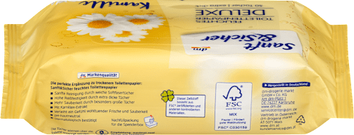 Feuchtes Toilettenpapier Deluxe Kamille, 50 St