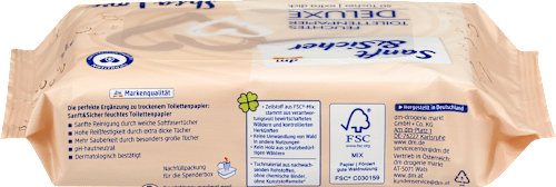 Shea Love Moist Toiletpapier (3x50 stuks), 150 stuks