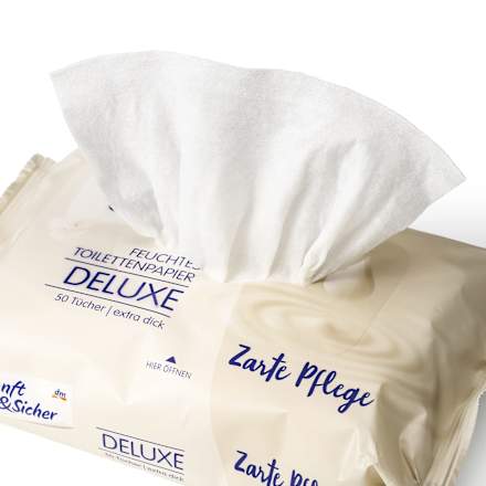 Feuchtes Toilettenpapier Zarte Pflege (3x50 St), 150 St