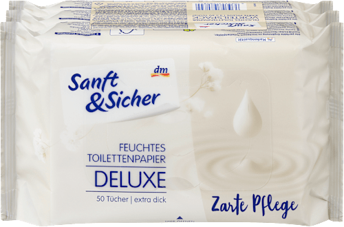 Feuchtes Toilettenpapier Zarte Pflege (3x50 St), 150 St