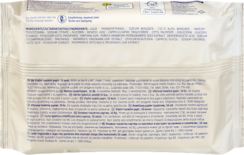 Feuchtes Toilettenpapier Zarte Pflege (3x50 St), 150 St