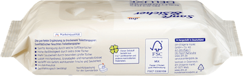 Feuchtes Toilettenpapier Zarte Pflege (3x50 St), 150 St