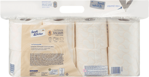 Toilettenpapier Balsam 4-lagig (8x150 Blatt), 8 St