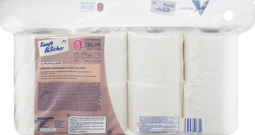 Toiletpapier deluxe 5-laags (8x130 vellen), 8 stuks