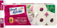 Toiletpapier premium 4-laags (10x200 vellen), 10 stuks