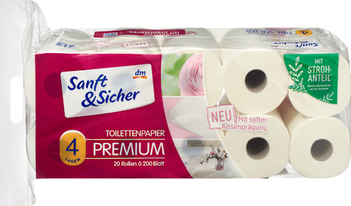 Toiletpapier premium 4-laags (20x200 vellen), 20 stuks