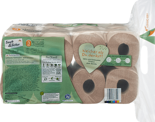 Toiletpapier recycling 3-laags (16x220 vellen), 16 stuks