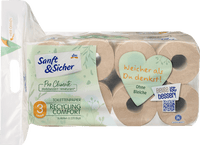 Toilettenpapier Recycling 3-lagig (16x220 Blatt), 16 St