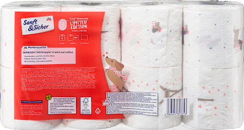 Toiletpapier seizoen 3-laags (8x180 vellen), 8 stuks