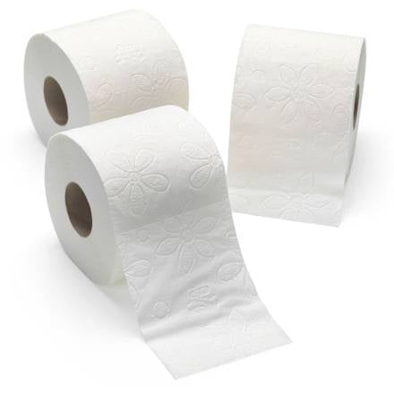 Toiletpapier rietje klassiek 3-laags (10x220 vellen), 10 stuks